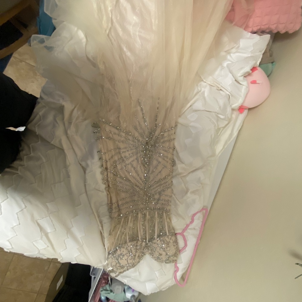 Mermaid prom dress with corset